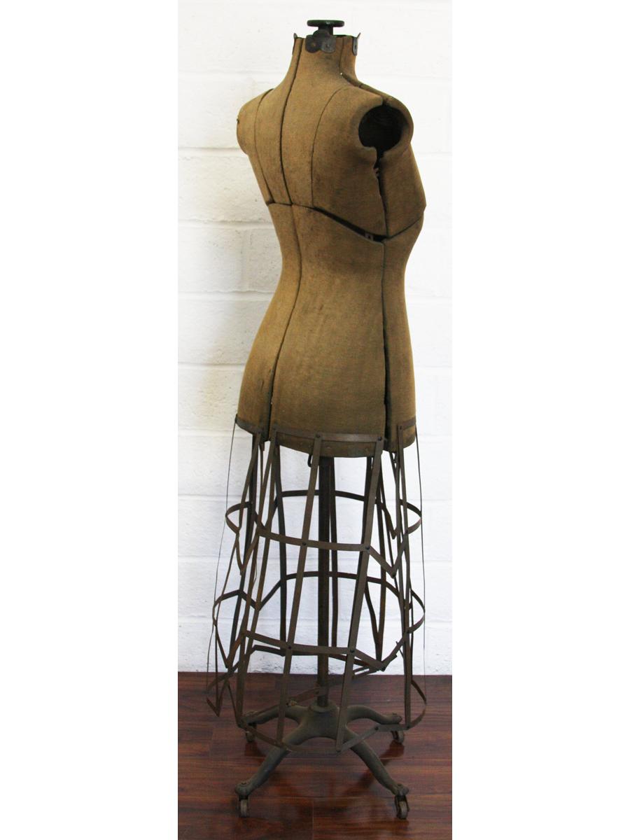 Vintage Adjustable Dress Form (Light Brown)